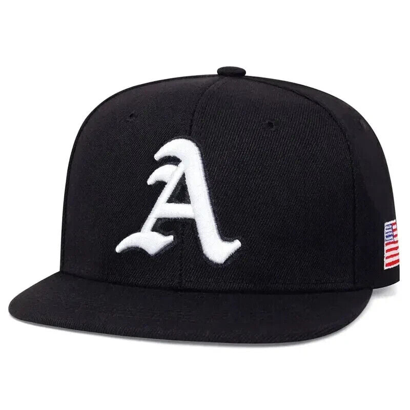 Chapeau d'Oakland Athletics A. Drapeau américain brodé.