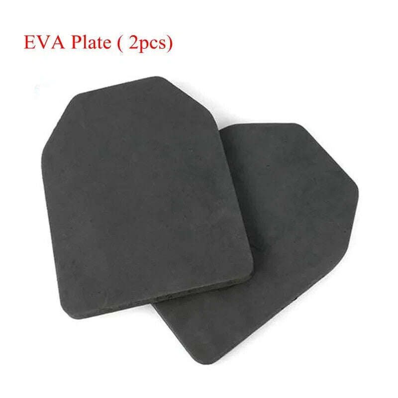 EVA Airsoft .55" Foam Plates. 10x12 Airsoft or Paintball Plates. SAPI Cut, 2pc.