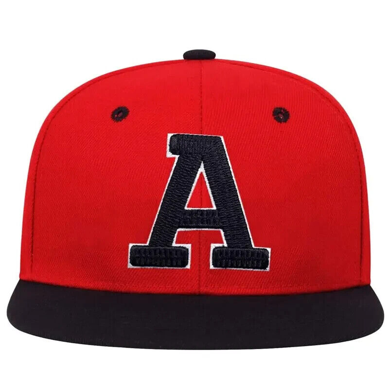 Oakland Athletics A's Red, Wide Flat Bill Hat.