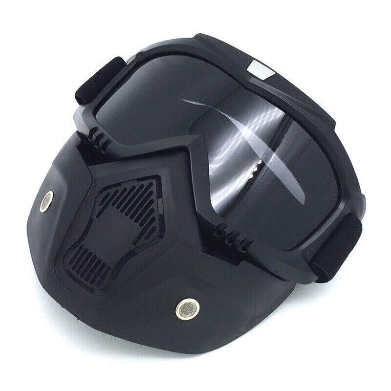 MOTORCYCLE/PAINTBALL/AIRSOFT- DETACHABLE MODULAR FACE MASK.