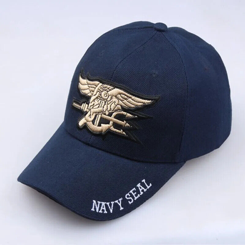 CASQUETTE DE BASEBALL AVEC LOGO US NAVY SEAL. 3 CHOIX DE COULEURS.