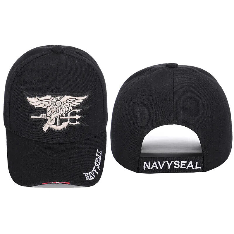 CASQUETTE DE BASEBALL AVEC LOGO US NAVY SEAL. 3 CHOIX DE COULEURS.