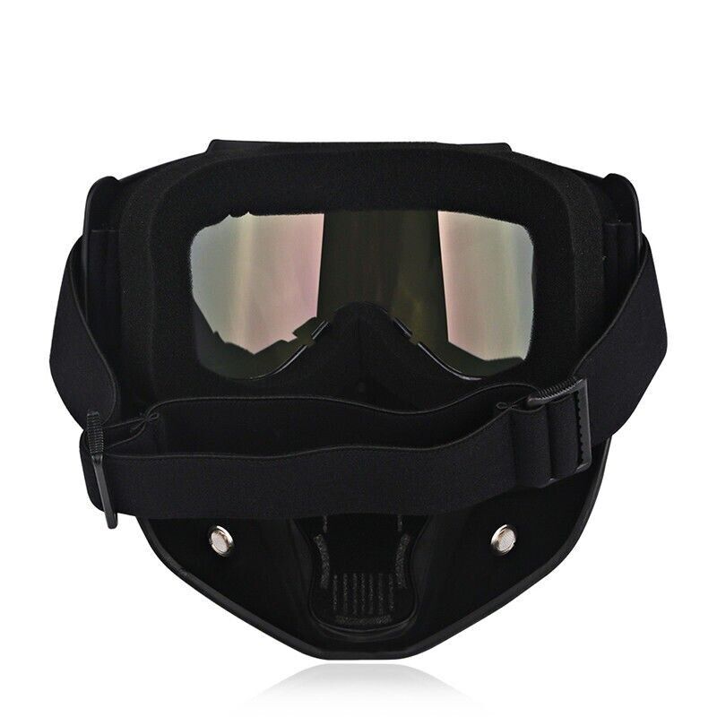 MOTORCYCLE/PAINTBALL/AIRSOFT- DETACHABLE MODULAR FACE MASK.