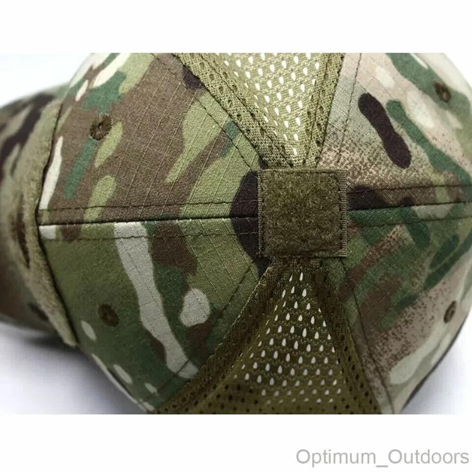 GREEN CAMO PUNISHER OPERATORS HAT.