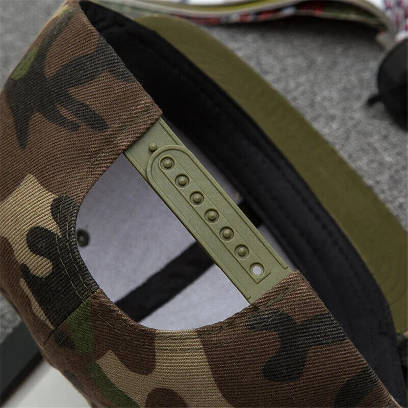 Multicam Camouflage Wide Flat Rim Baseball Cap.