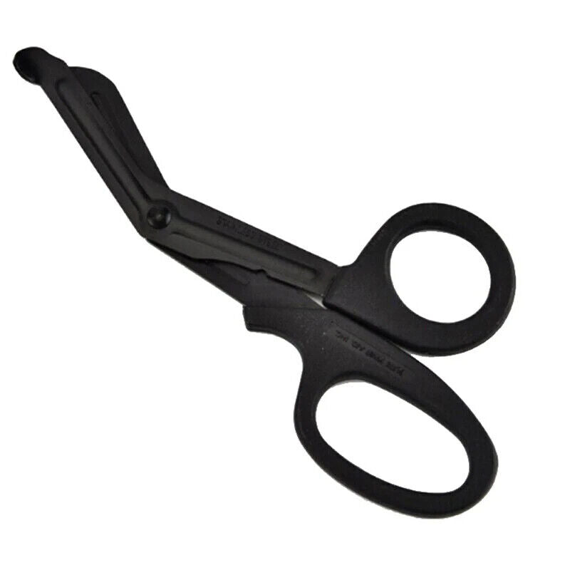 Black Trauma Shears 5.9" and 7.5" Fluoride Coated Blades.