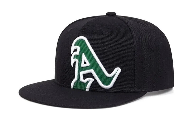 Oakland Athletics A's Black and Green Hat.