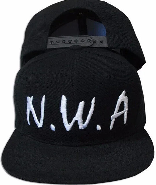 N.W.A. FLAT WIDE RIM HAT.