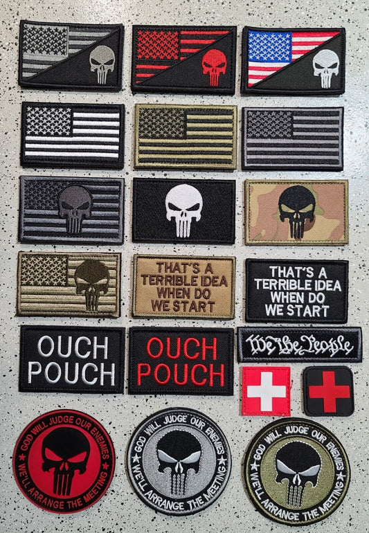 MORALE PATCHES. HOOK & LOOP PATCHES. 2X3".