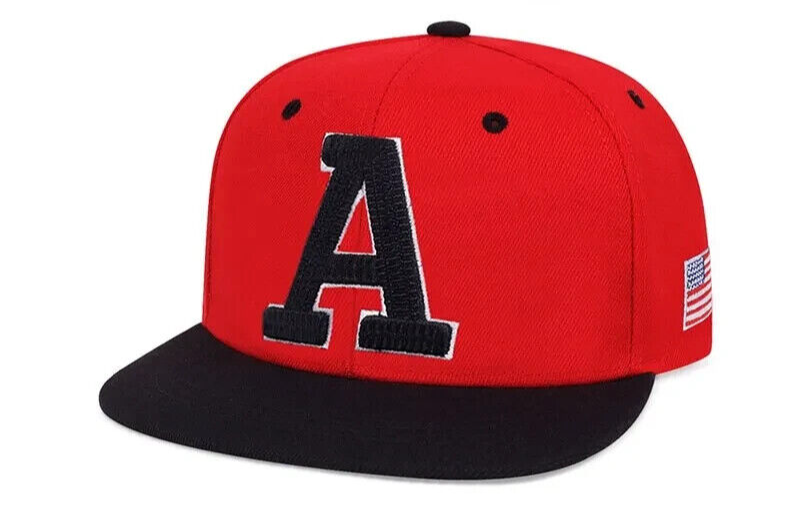 Chapeau large et plat rouge d'Oakland Athletics A.