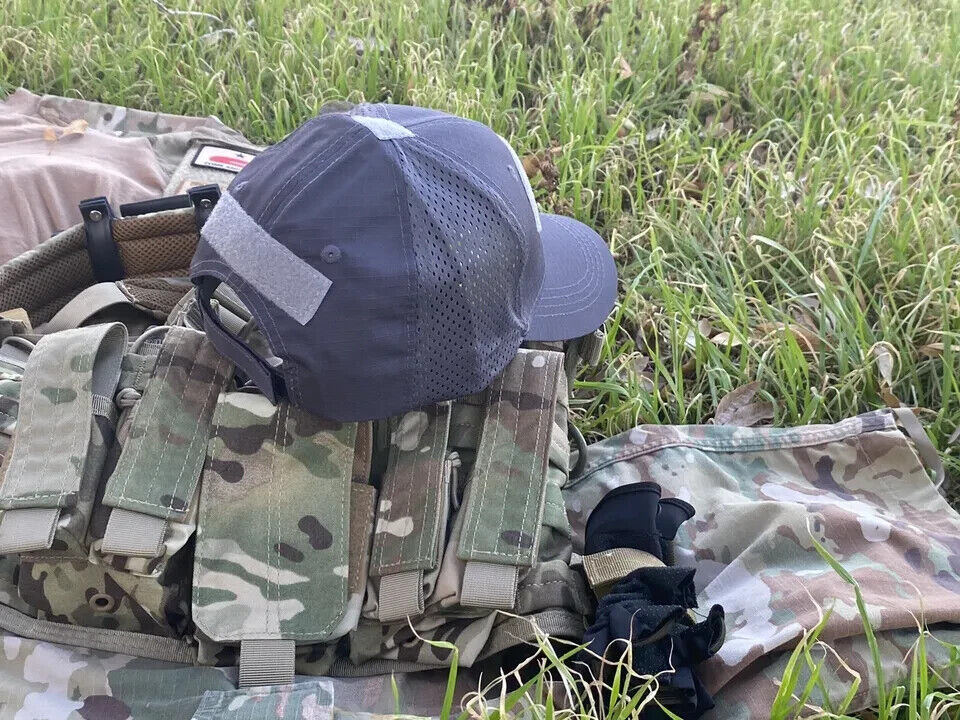 GREY PUNISHER OPERATORS HAT.