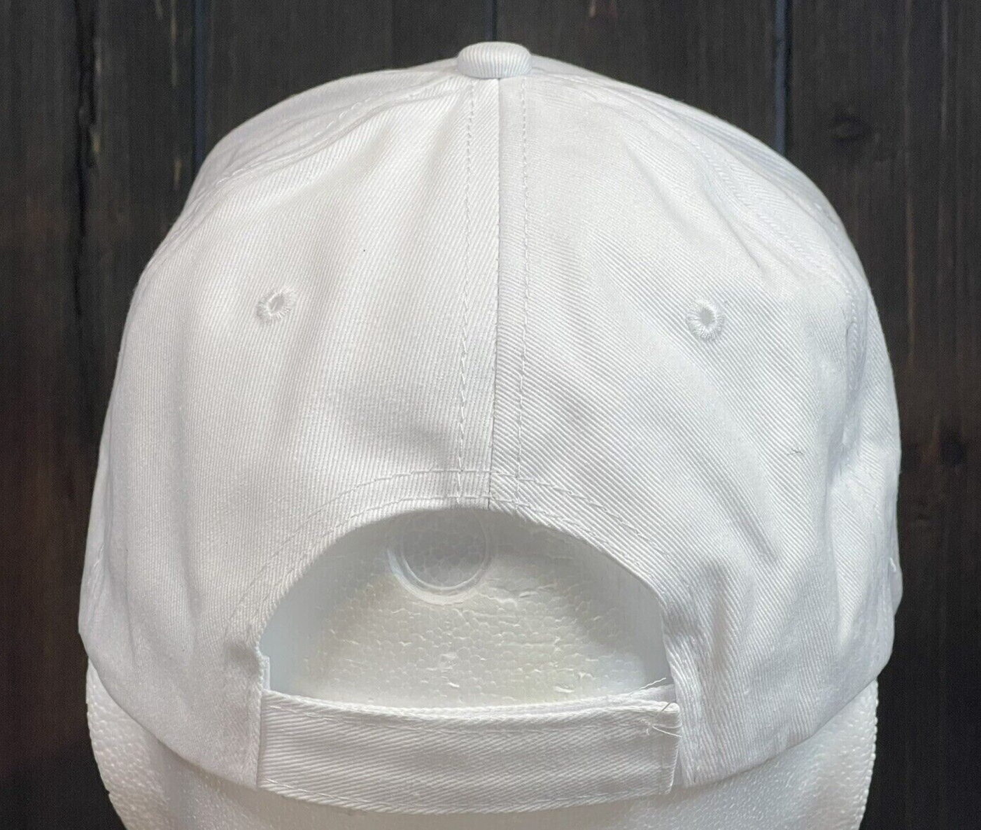 SMITH AND WESSON STYLE WHITE HAT.