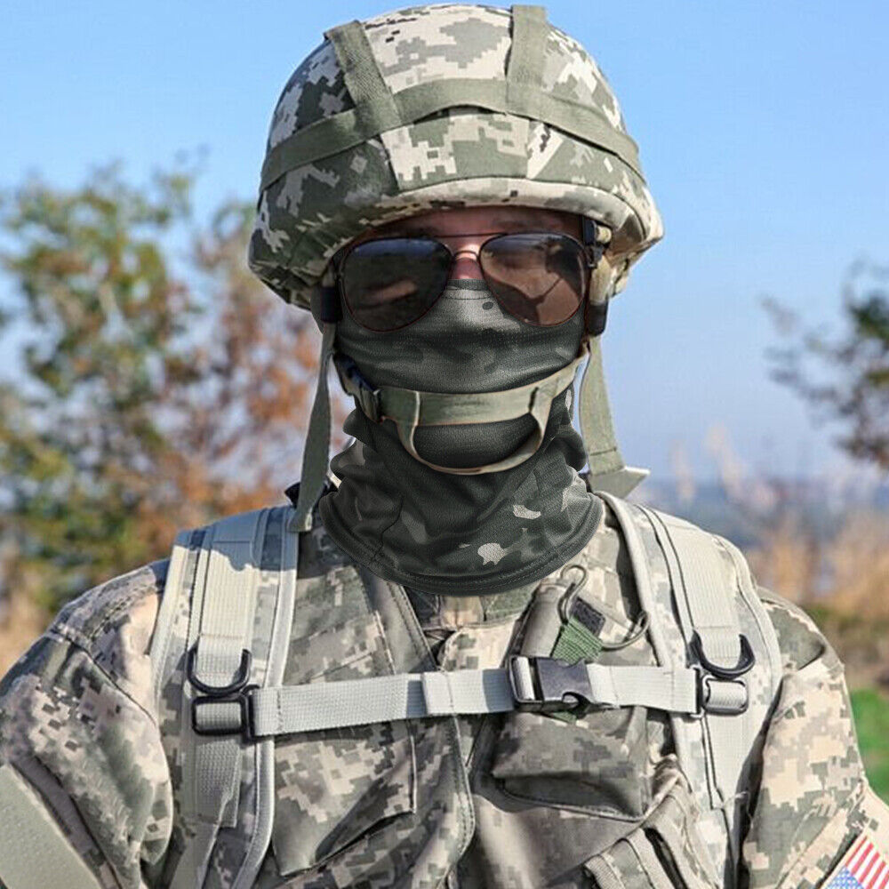 Cagoule militaire/chasse. Masque complet, protection UV. 2 couleurs au choix...
