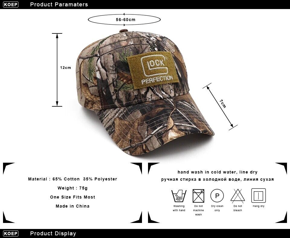 GLOCK PERFECTION ACU DIGITAL CAMO STYLE CAP