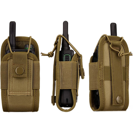 FDE/TAN MOLLE RADIO/PHONE CASE