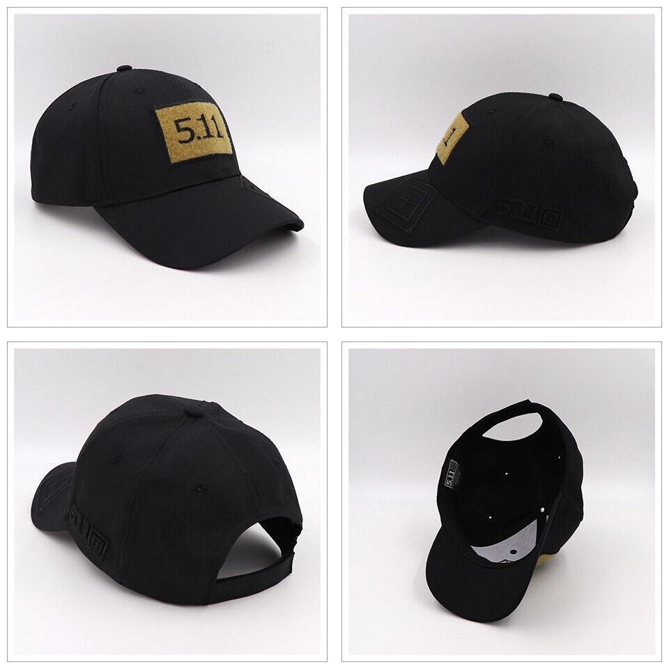 5.11 STYLE BLACK/TAN HAT.